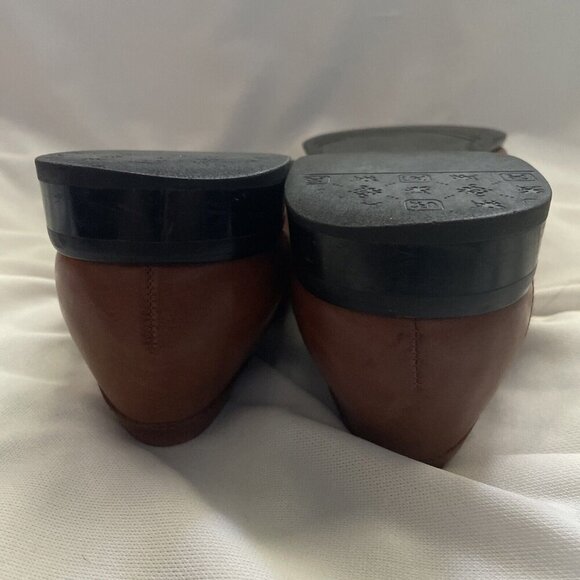 Stacy Adams Mens Leather Slip-On Loafers Two-Tone Brown Size 8.5M - Picture 8 of 12